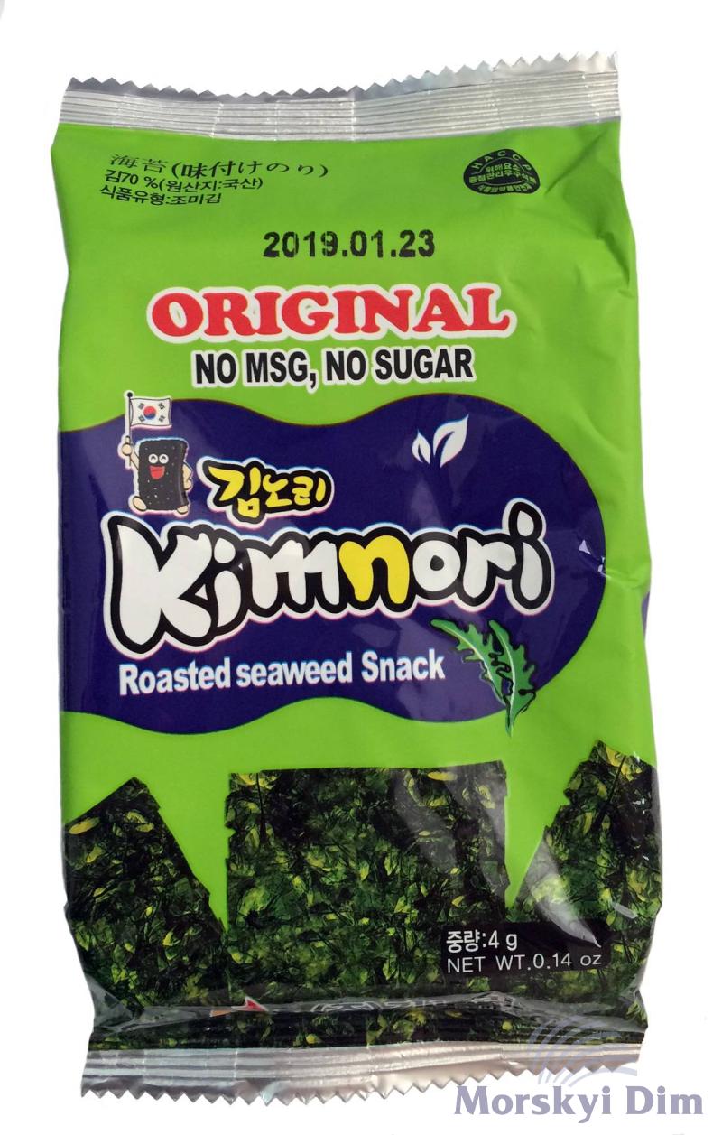 Chips Nori Original, Kimnori, 4g
