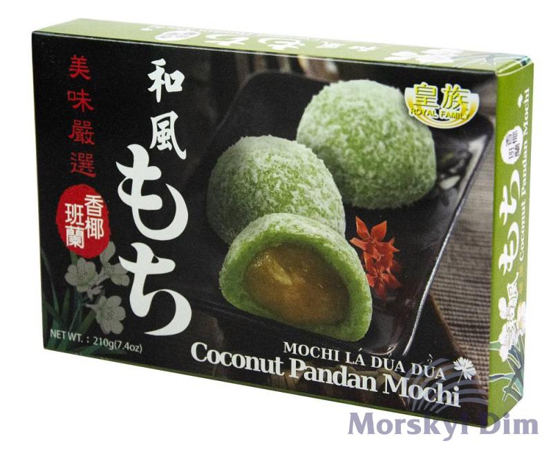 Десерт "Coconut Pandan Mochi"