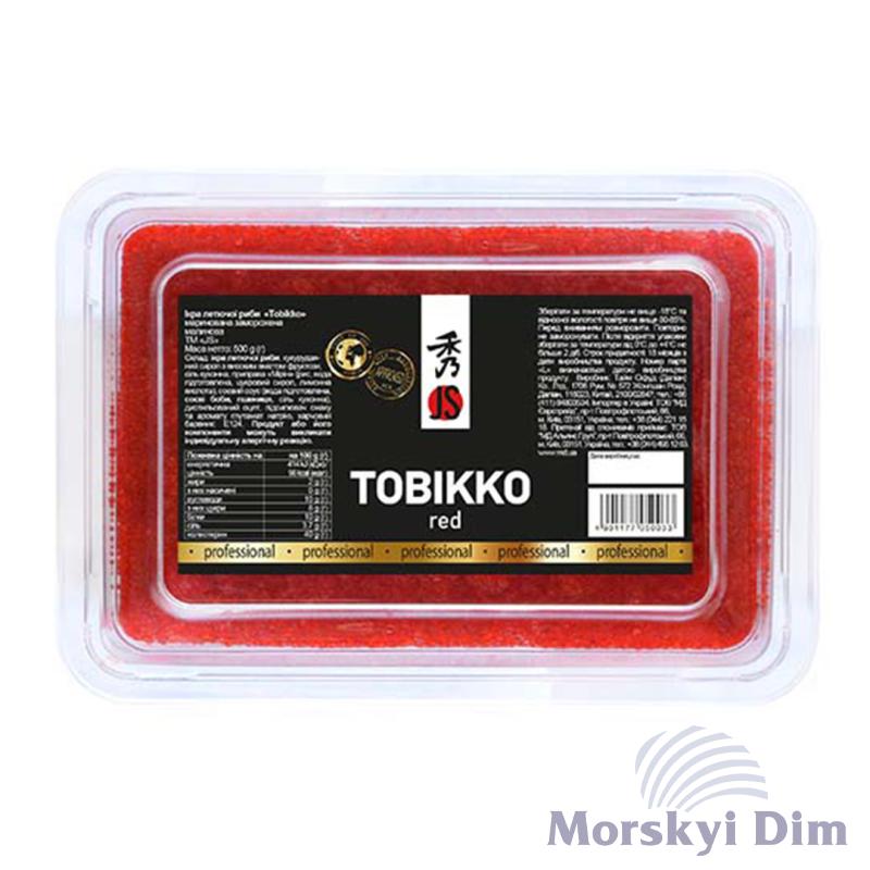 Flying fish caviar Tobikko red, JS, 500g