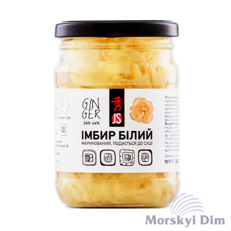 White Pickled Ginger, JS, 240g