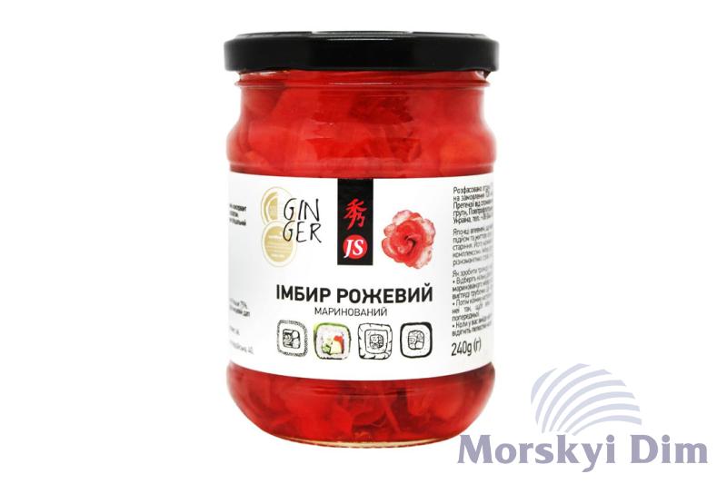 Pickled pink ginger, JS, 240g