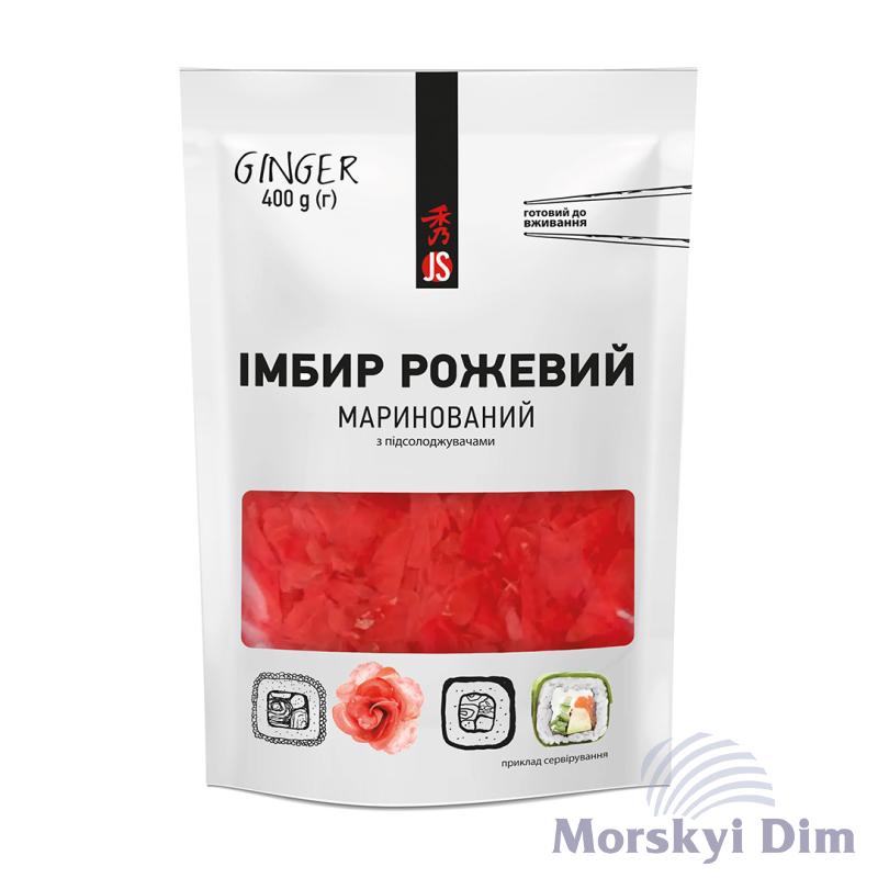 Имбирь маринованный розовый, JS, 0,4 кг