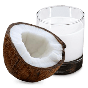 Ингредиенты из кокосов