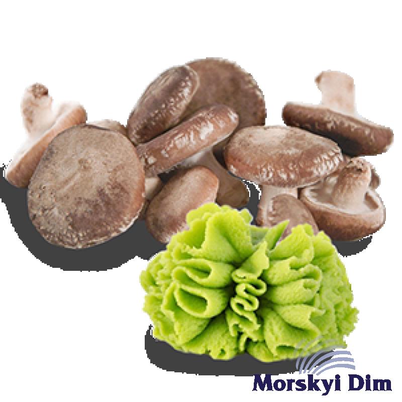 Mushrooms, wasabi, flour, toppings, seasonings, other