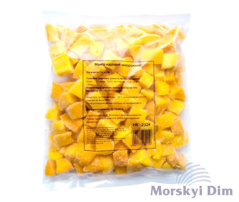Манго кусочки замороженное, JS, 1кг