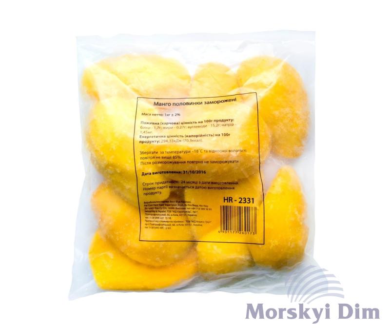 Манго половинки замороженные, JS, 1кг