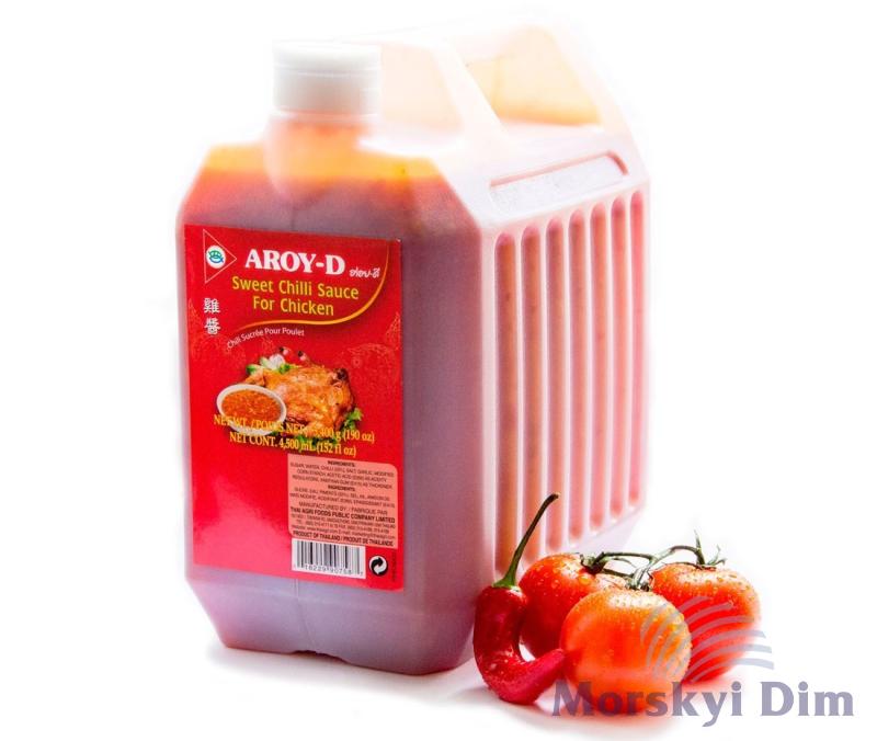 Соус солодкий чилі для курки, AROY-D, 5,4кг