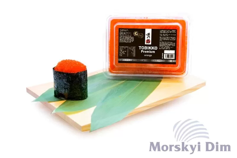 Ікра летючої риби Tobikko Premium помаранчева, JS, 500 г