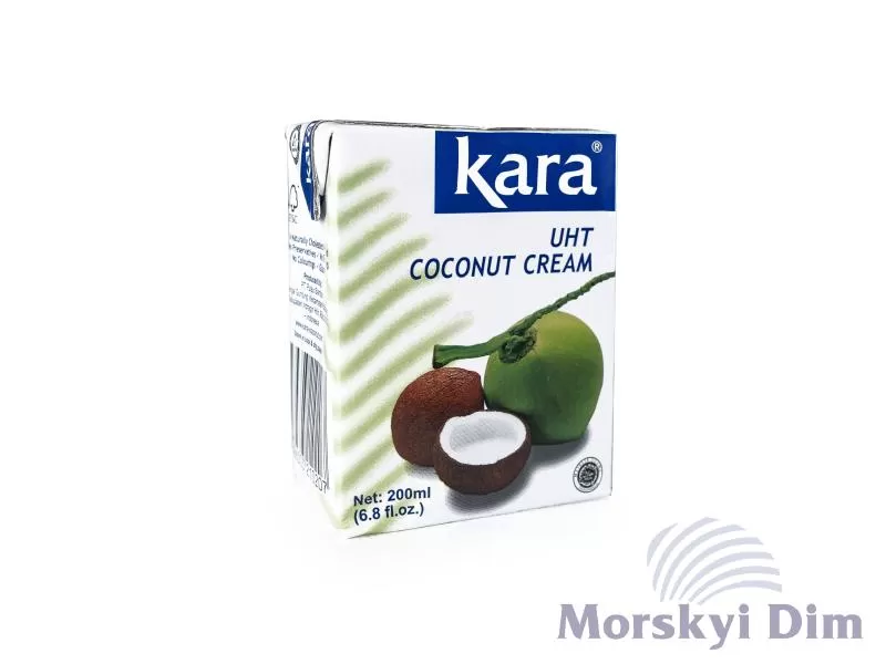 Natural Coconut Cream 25% Kara, 200 ml