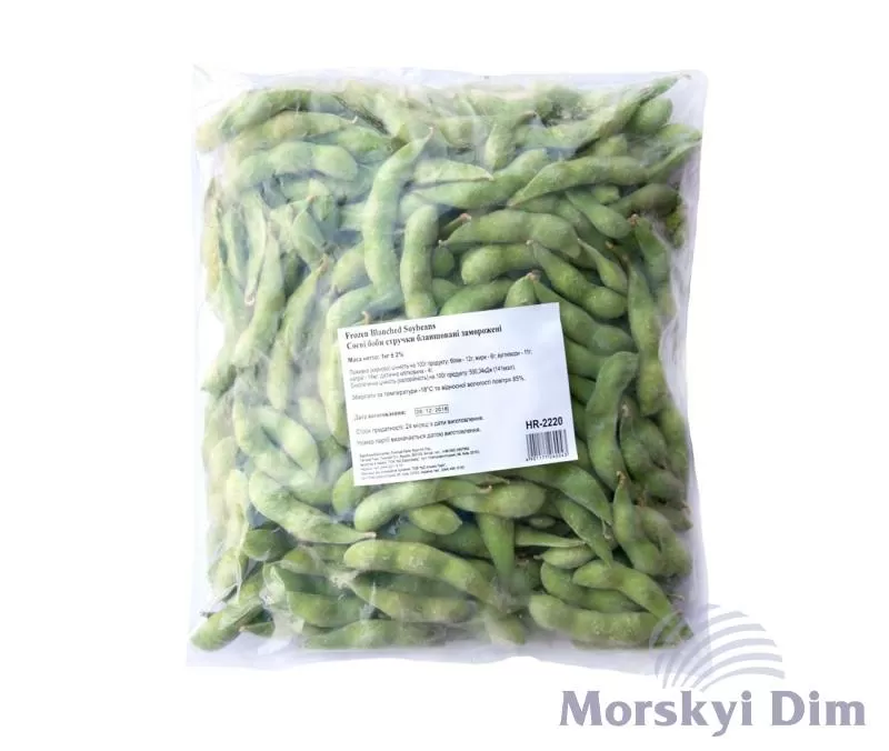 Frozen blanchet soybeans Edamame, JS, 1kg