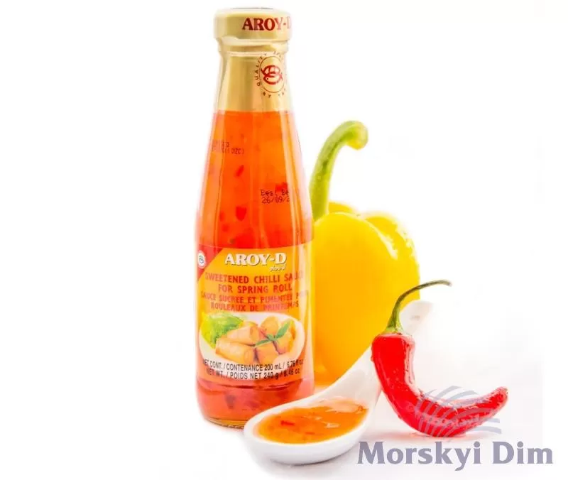Sweetened Chilli Sauce For Spring Rolls, AROY-D, 240g